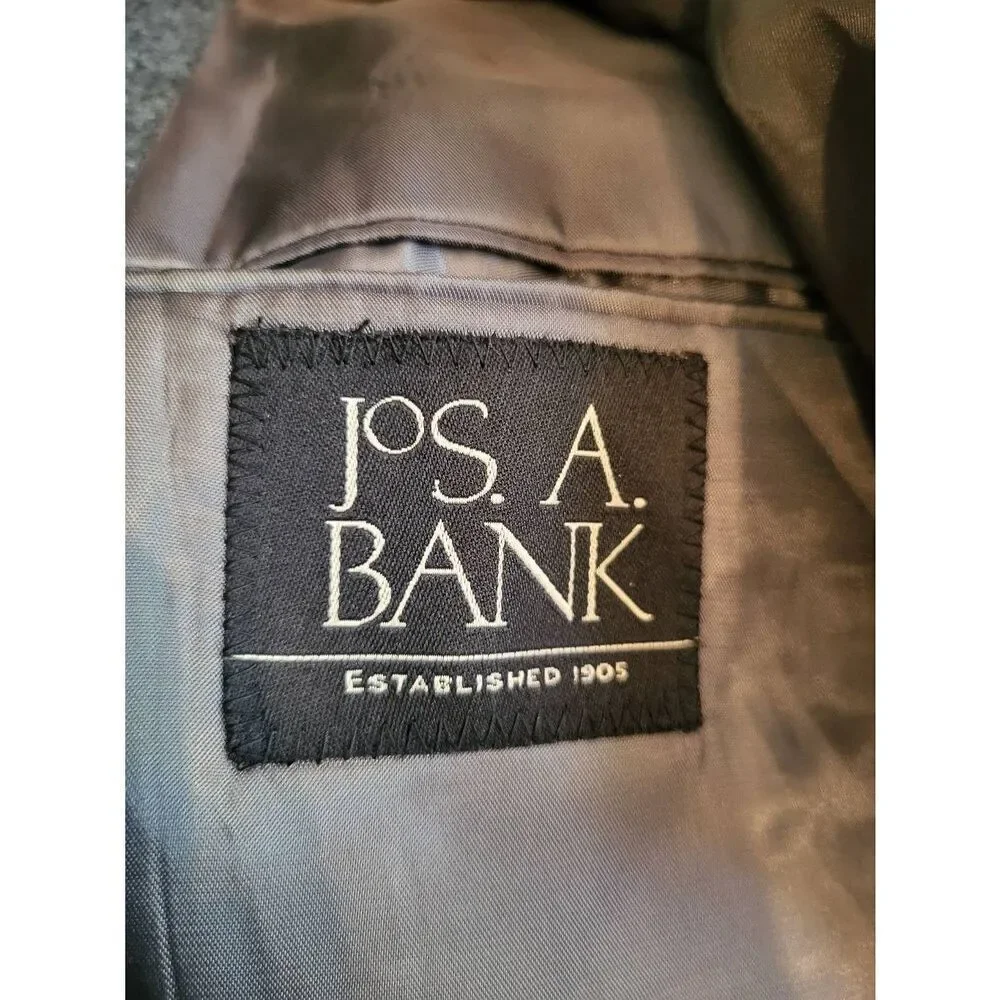 Jos. A. Bank Blazer Men's 48 Long Grey Camel Hair Sport Coat Warm Classic